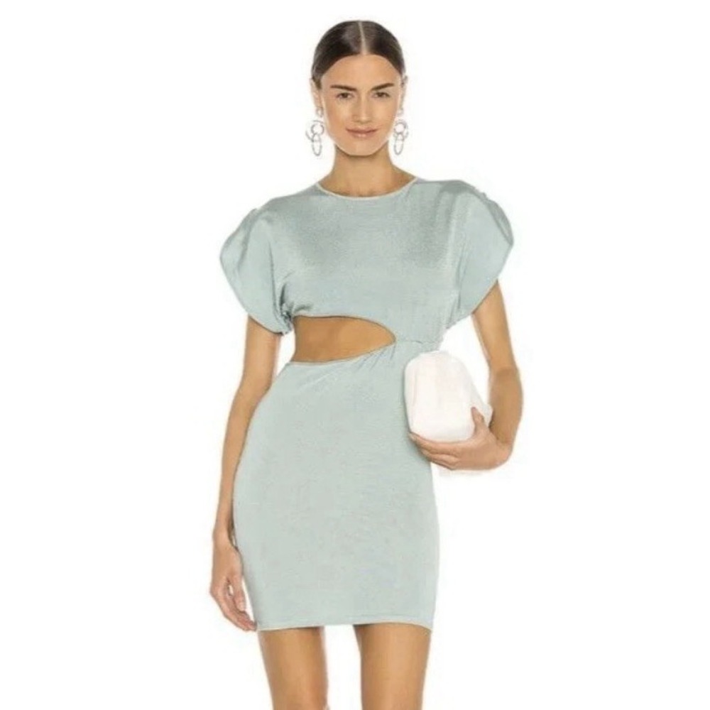 Atoir Balancing Act Dress L/12 Blue Cutout NWT